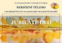 Koncert Jubilate Deo - plakát