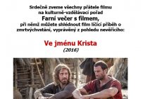 Farní večer s filmem - Ve jménu Krista