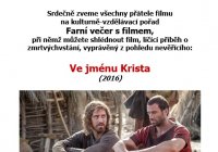 Farní večer s filmem - Ve jménu Krista