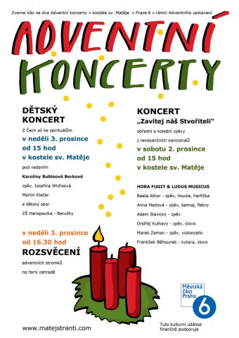 Adventní koncerty.