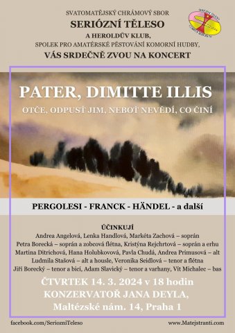 Koncert Seriózního tělesa 14. 3. od 18h v Deylově konzervatoři, Praha 1