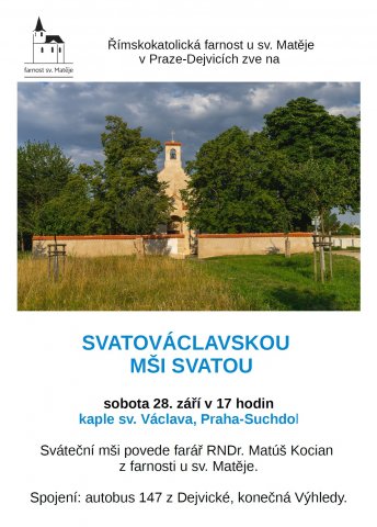 Svatováclavská mše. 